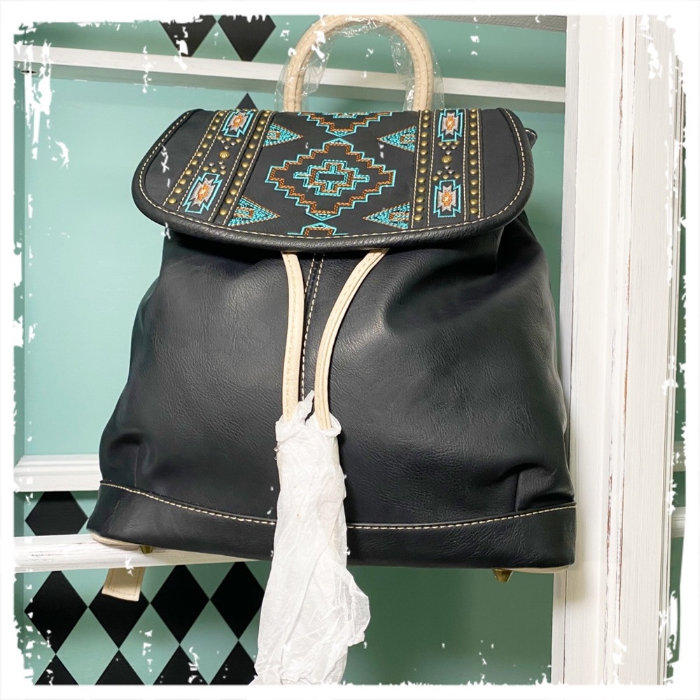 Montana West Backpack Handbag Southwestern Design - Picture 3 of 11